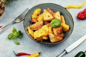 Stir fried tofu photo