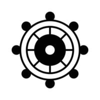 Beautifully designed vector of ship wheel in modern style, ready to use icon