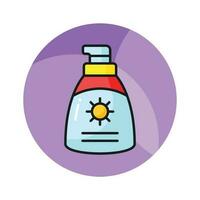 An amazing vector design of sunblock in modern style, premium icon