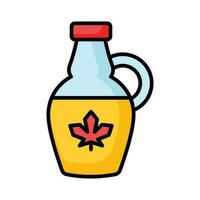 Customizable vector of maple syrup in modern style, ready to use icon