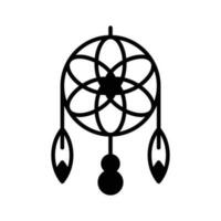 Handcrafted vector of willow hoop, trendy design icon of dreamcatcher
