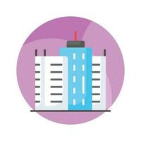 Check this beautiful building icon in trendy style, customizable icon vector