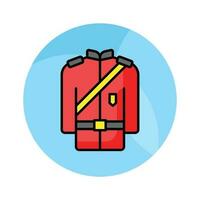 Get hold on this beautifully designed icon of police uniform in modern style vector