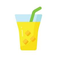 Get hold on this catchy vector of cold drink in modern style, easy to use