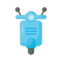 Scooter vector design in editable style, two wheeled motor vehicle