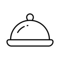 Food service vector design in modern style, cloche icon easy to use and download