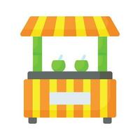 An icon of beach stall editable design, easy to use and download vector