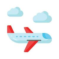 An amazing vector of airplane in trendy style, ready to use and download