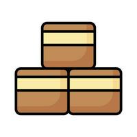 Get your hold on this beautifully designed icon of nanaimo bar, editable vector