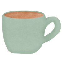 teckning av kaffe kopp isolerat på transparent bakgrund för användande som ett illustration, drycker och dryck begrepp png