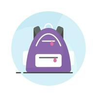 Travel backpack vector design, hiking bag icon easy to use in web, mobile and all presentation project