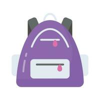 Travel backpack vector design, hiking bag icon easy to use in web, mobile and all presentation project