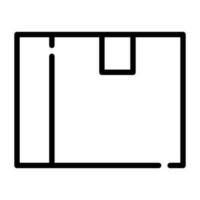 box line icon. vector