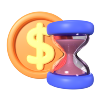 Waiting Payment 3D Illustration Icon png