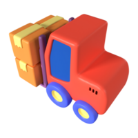 Lift Truck 3D Illustration Icon png