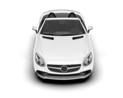 bianca moderno auto su trasparente sfondo. 3d interpretazione - illustrazione png