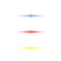 rojo azul amarillo destello de lente efecto ilustración png