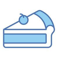 An amazing icon of pie cake in modern style, ready to use icon vector