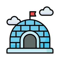 An amazing vector of igloo in modern style, ready to use icon