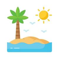 Beautiful vector of palm tree in modern style, easy to use in web, mobile apps and all presentation projects