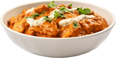 Chicken makhani png with AI generated.