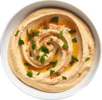 hummus png con ai generado.