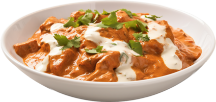 Chicken makhani png with AI generated.