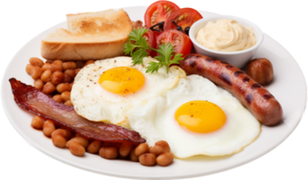 The Full English png with AI generated.
