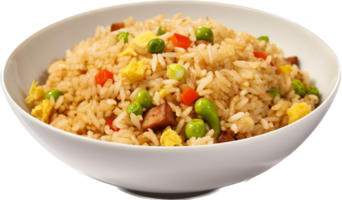 frito arroz png con ai generado.