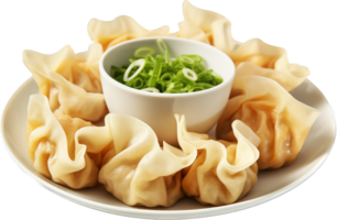 Wonton png with AI generated.