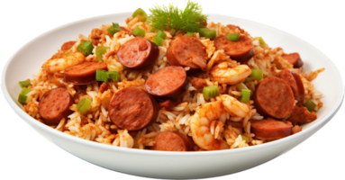 Jambalaya png with AI generated.