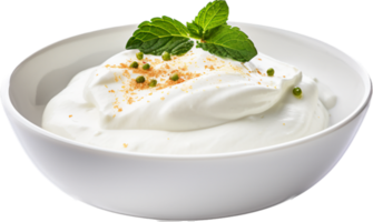 Labneh png with AI generated.