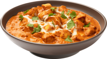 Chicken makhani png with AI generated.