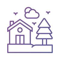 Get this beautifully designed icon of home in modern style, premium icon vector