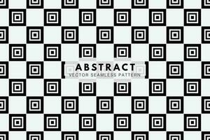 Square shapes simple abstract seamless repeat vector pattern