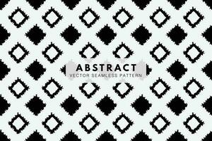 Square tile grunge style vector seamless repeating pattern
