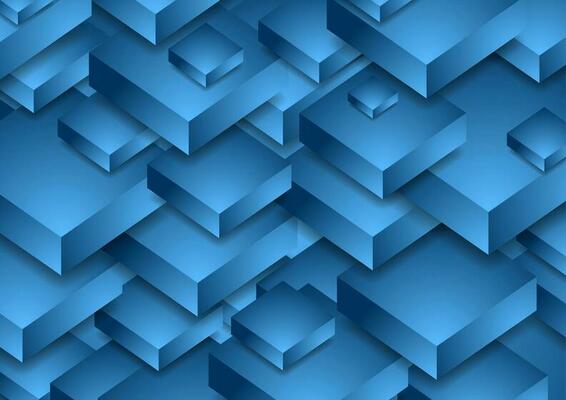 Bright blue abstract technology background