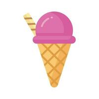 Ice cream cup in modern style, ready to use and download vector