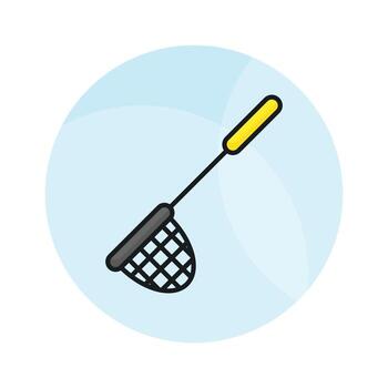 un icono de piscina red en moderno estilo, aislado en blanco antecedentes vector