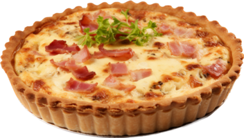 Quiche Lorraine png mit ai generiert.