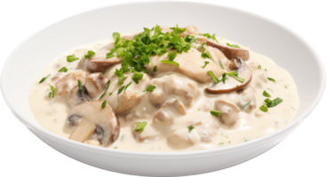 Veal blanquette png with AI generated.