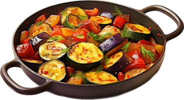 Ratatouille png with AI generated.