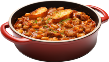 cassoulet png avec ai généré.