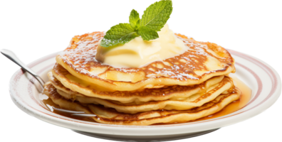 Pancake png with AI generated.