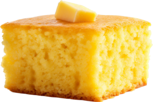 Corn bread png with AI generated.