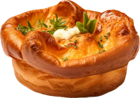 Yorkshire Pudding png with AI generated.