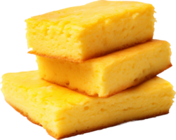 Corn bread png with AI generated.