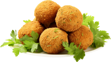 Falafel png with AI generated.