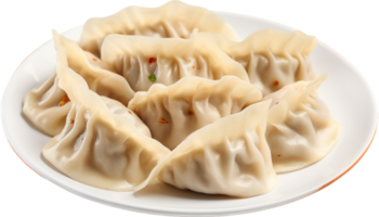 Dumplings png with AI generated.