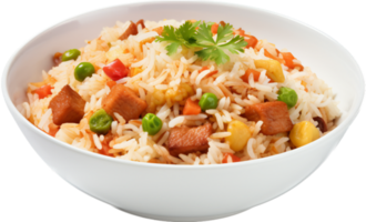 Fried rice png with AI generated.